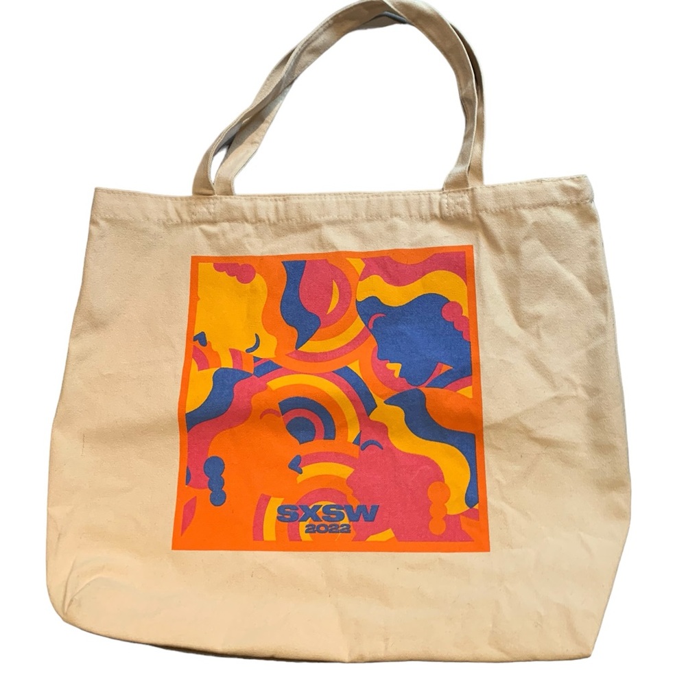 SXSW canvas tote- never used